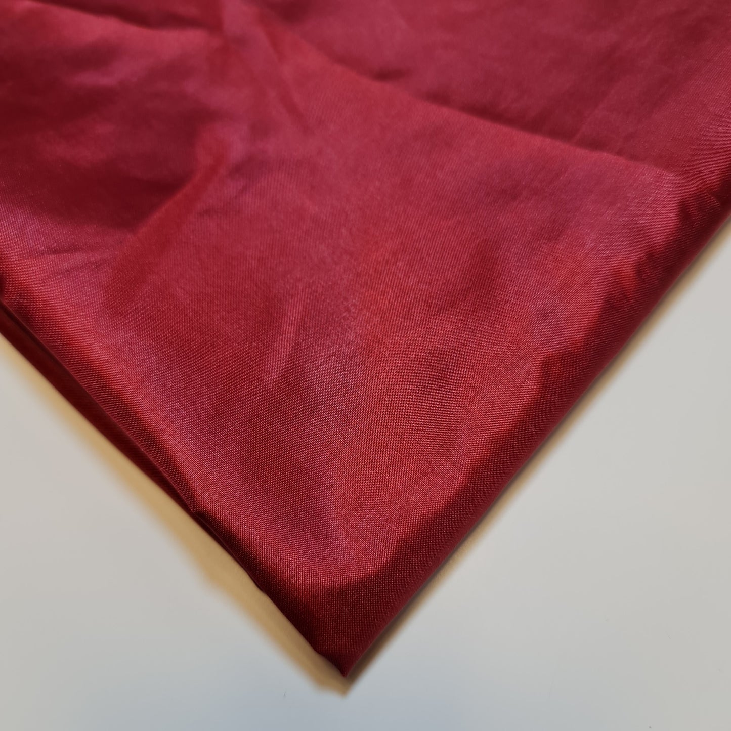 Maroon Habotai Polyester Silk Lining Fabric 150cm Wide Soft Lightweight Dress Lining Material by the Metre