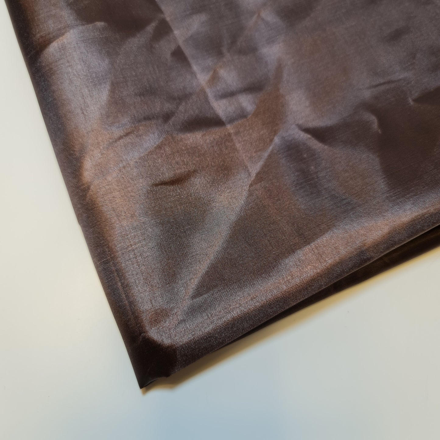Brown Habotai Polyester Silk Lining Fabric 150cm Wide Soft Lightweight Dress Lining Material by the Metre