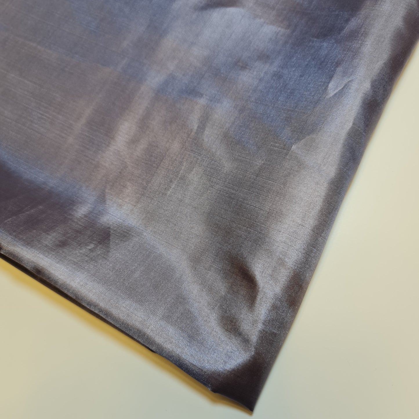 Silver Grey Habotai Polyester Silk Lining Fabric 150cm Wide Soft Lightweight Dress Lining Material by the Metre