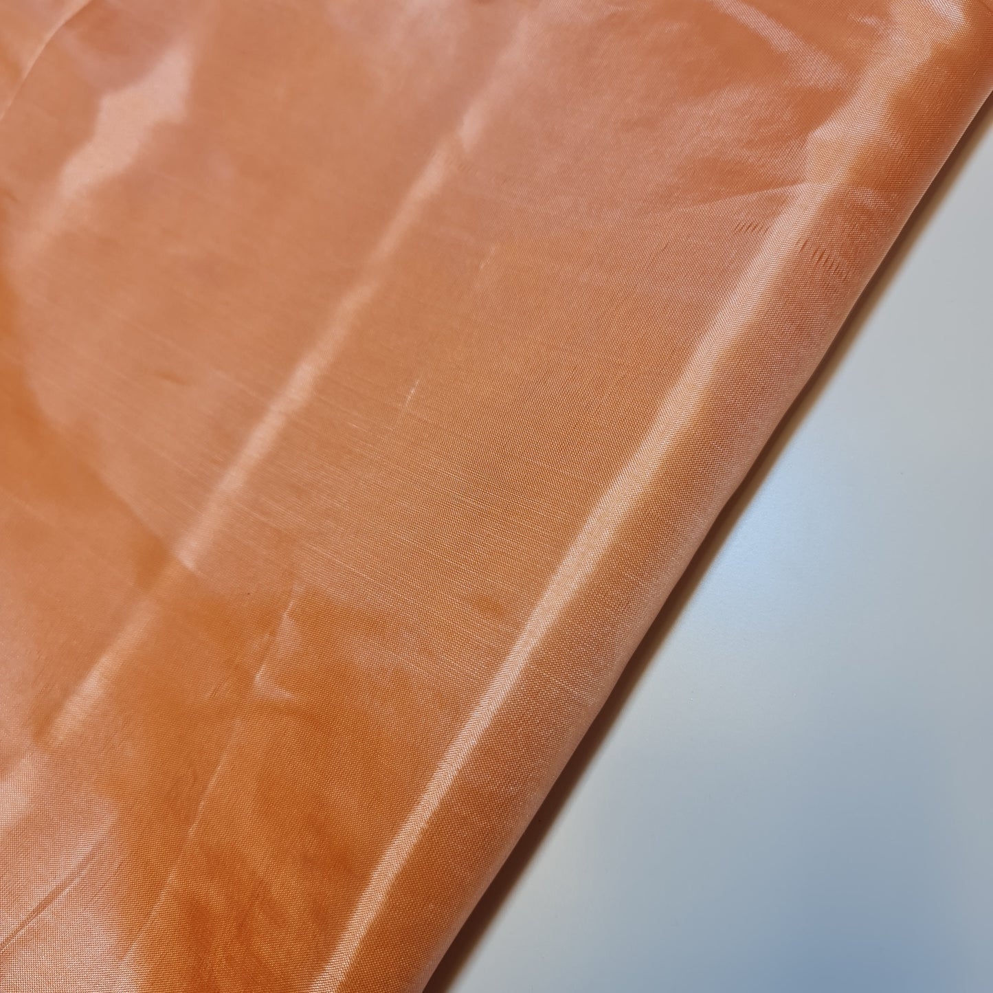 Peach Habotai Silky Dress Lining Fabric Anti-Static Material 58" by the Metre