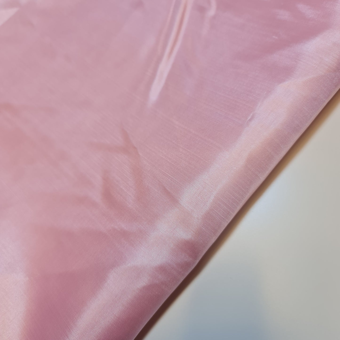 Pale Pink Habotai Polyester Silk Lining Fabric 150cm Wide Soft Lightweight Dress Lining Material by the Metre