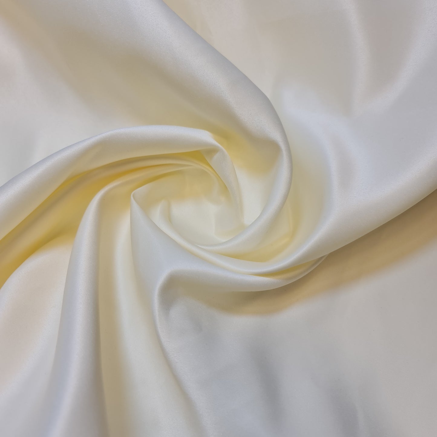Cremefarbener matter Duchesse-Satinstoff für Brautkleider, Abschlussball, Bastelmaterial, Krepprücken, Meterware, 147,3 cm