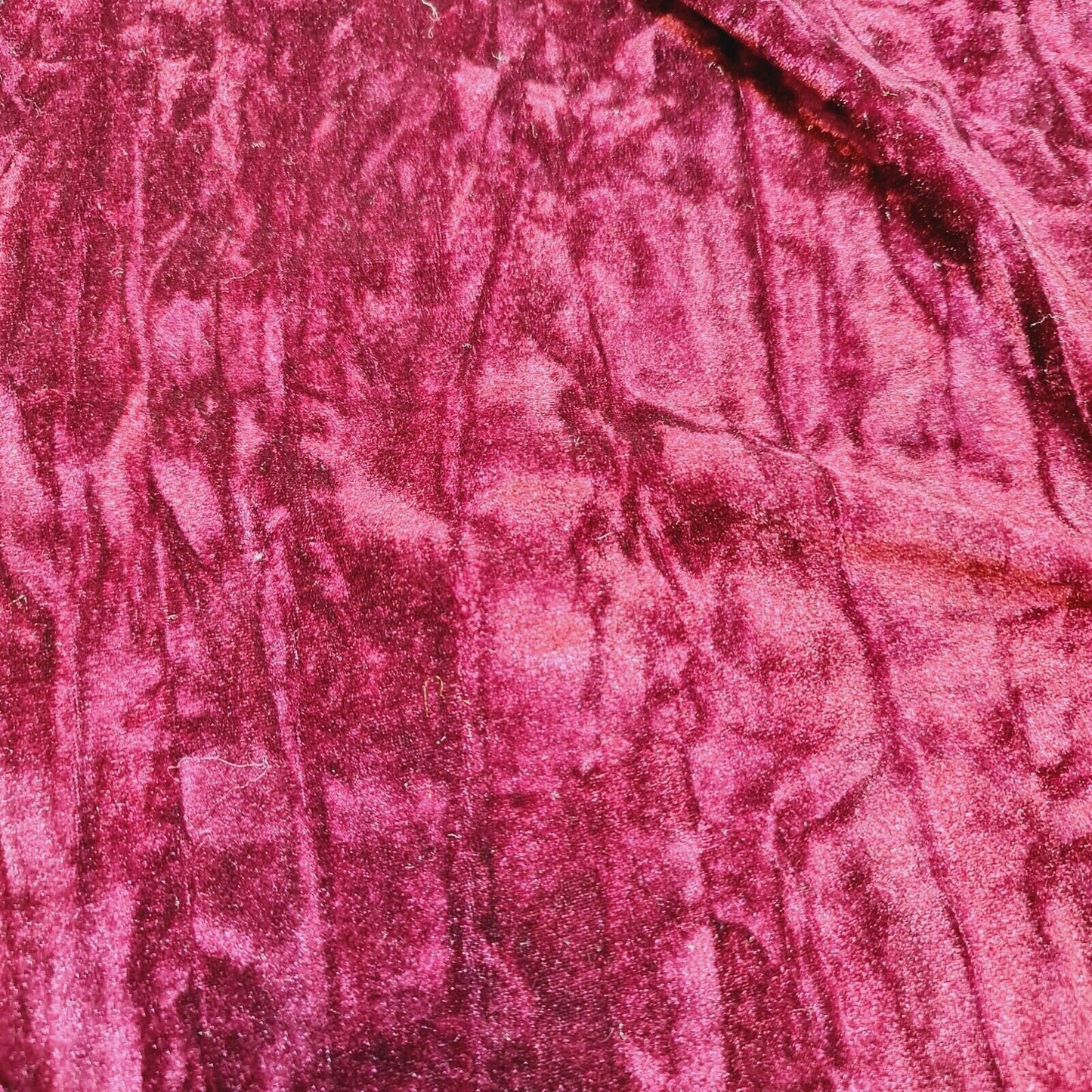 Burgundy Premium Marble Crushed Velvet Stretch Fabric 58” Wide – Medium Weight Luxury Upholstery & Dress Material By the Meter