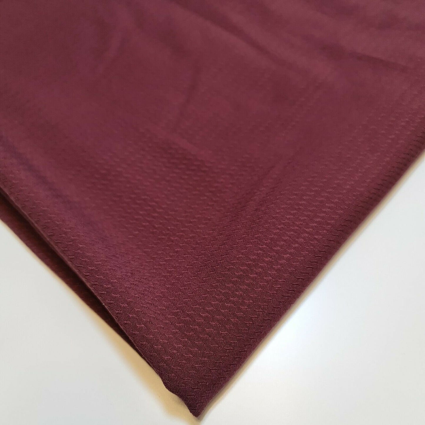 Burgundy Soft Viscose Jacquard Print Dress Craft Fabric Material By The Meter 58"