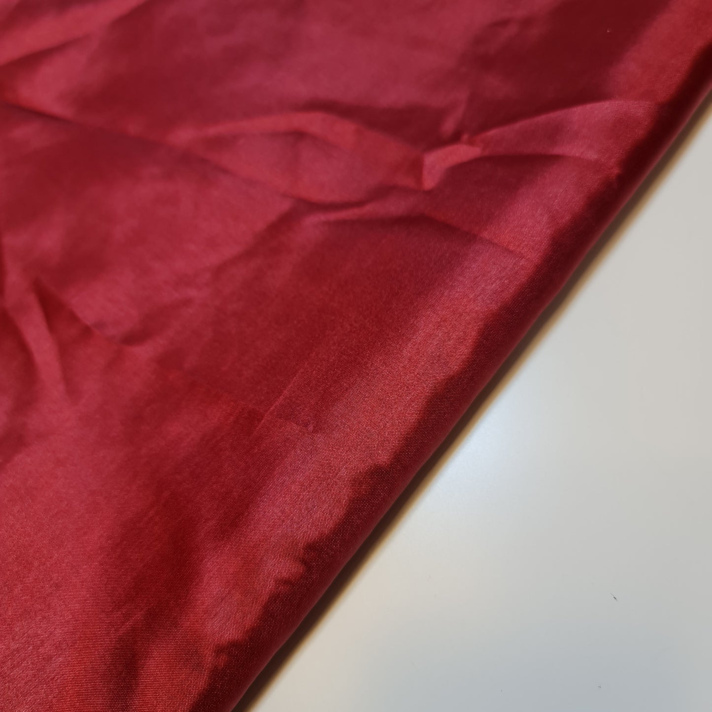 Maroon Habotai Polyester Silk Lining Fabric 150cm Wide Soft Lightweight Dress Lining Material by the Metre