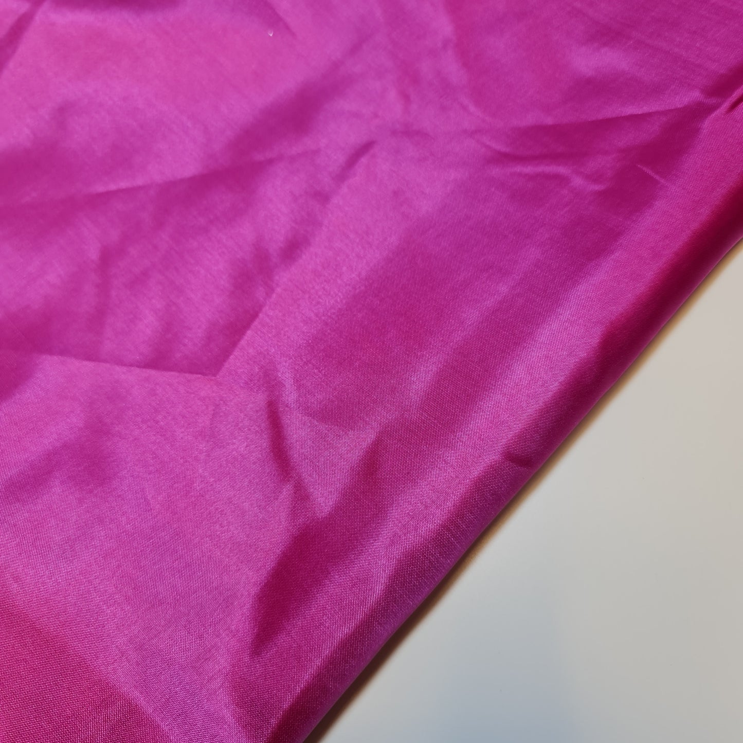 Magenta Habotai Polyester Silk Lining Fabric 150cm Wide Soft Lightweight Dress Lining Material by the Metre