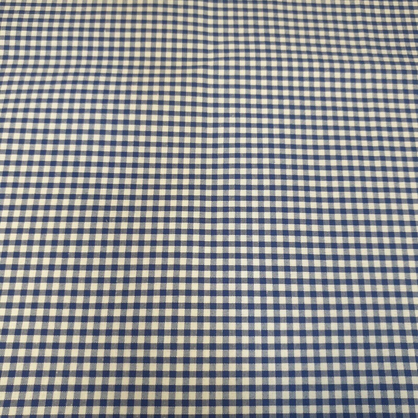 Gingham-Stoff aus Polycotton, 1/8 Zoll, kariert, zum Nähen, Schneidern, Vorhänge, 112 cm, 44 Zoll breit (Königsblau)
