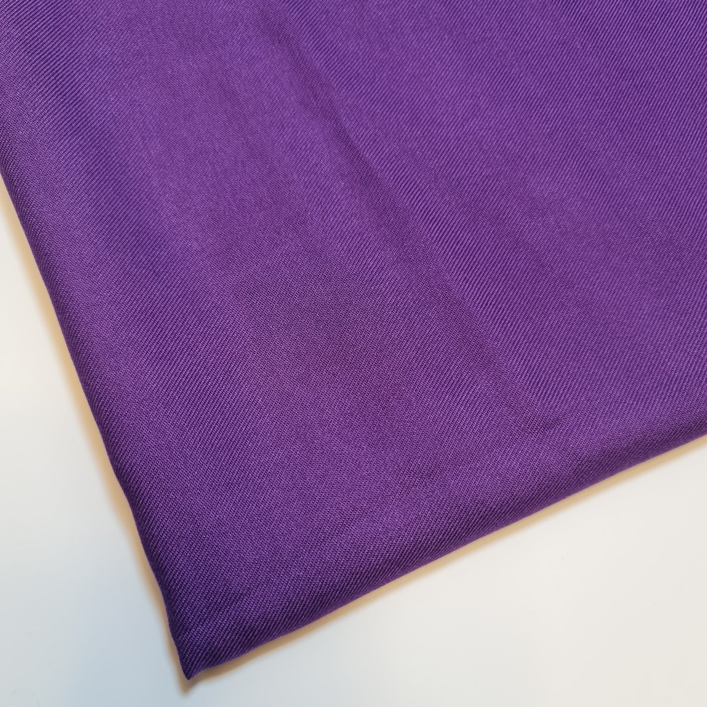 CADBURY PURPLE Plain Viscose Challis Fabric 58" Wide – Soft Dress, Craft & Costume Material by the Meter