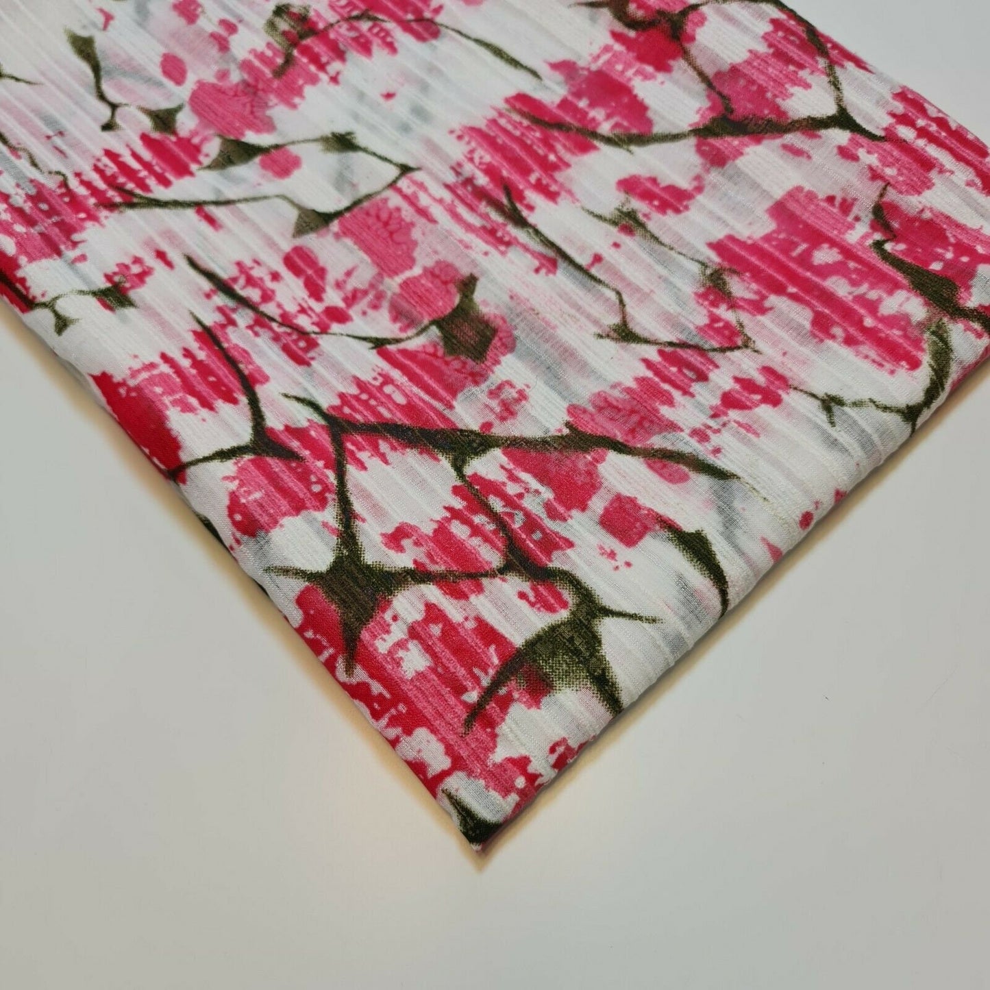 100% Cotton Organdy PRINT Stripe Dress Stiff Curatin Craft Fabric 58" By Meter (Colour -2)