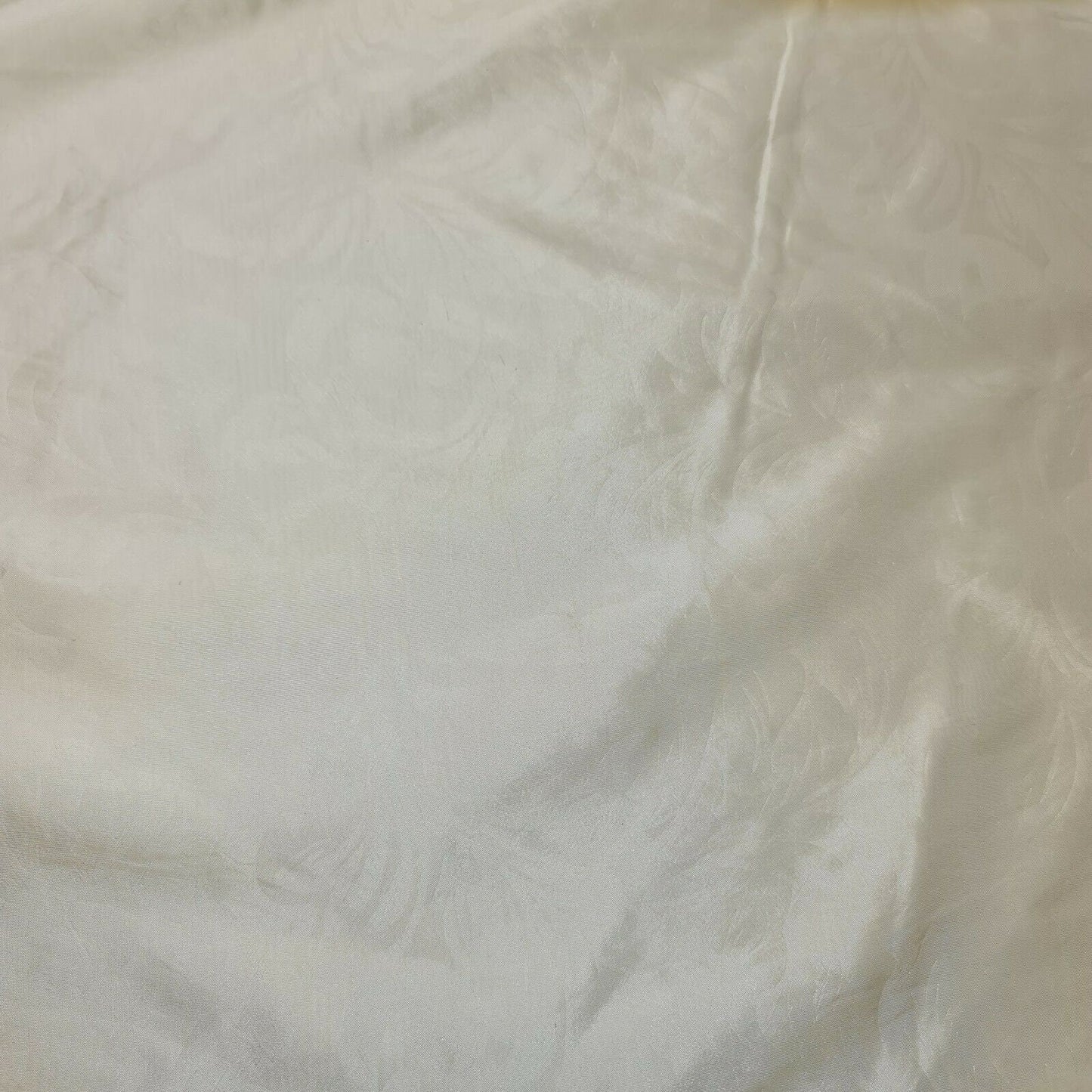 Luxuriöser selbstbedruckter Taftstoff aus Kunstseide für Kleider, Kissen, Vorhänge, 147,3 cm (Elfenbein)