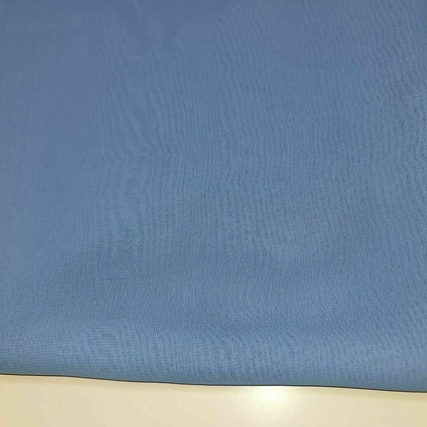 Unifarbener Mooskreppstoff, hochwertig gefärbt, für Kleider, Drapierungen, Dekoration, Bastelstoff, Meterware, 111,8 cm (Aqua)