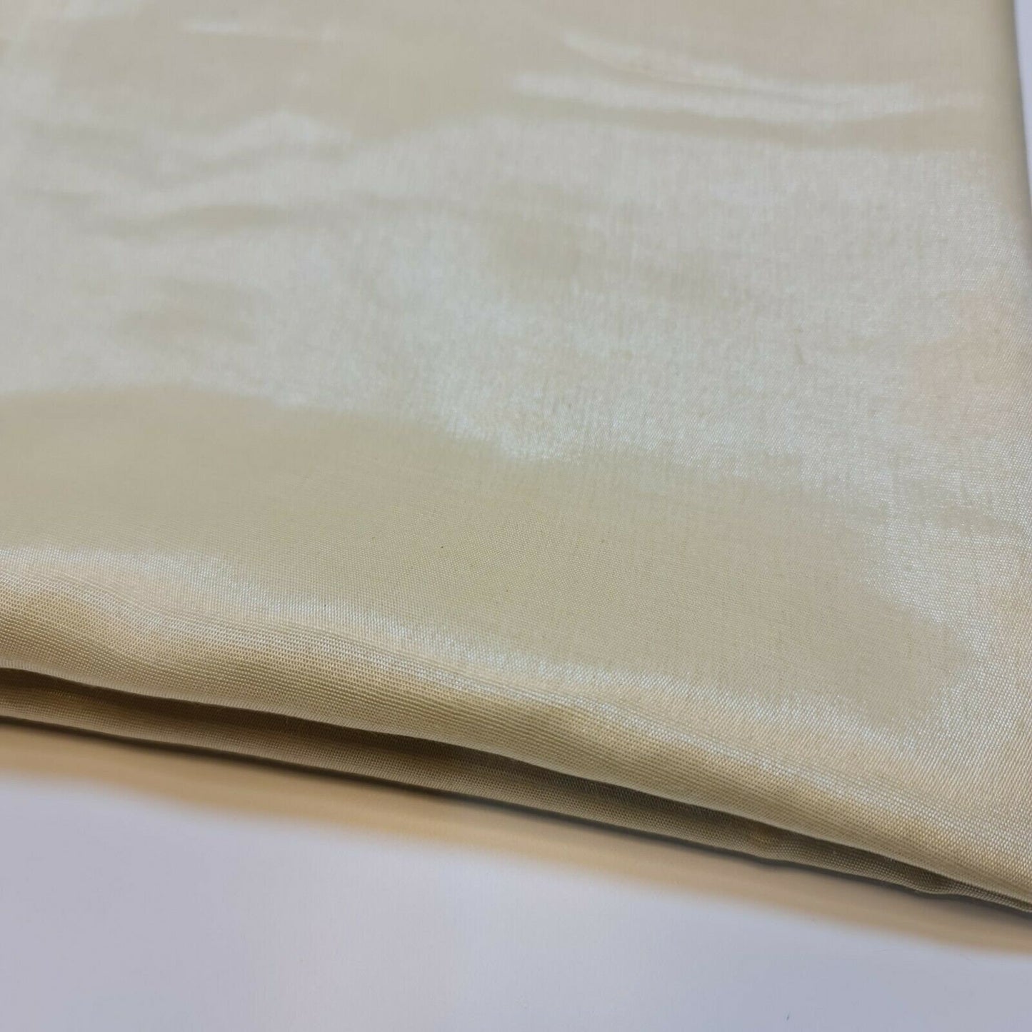 Futterstoff für Kleider, antistatisches Polyester, für Kleider, Jacken, Kleidungsmaterial, 44 Zoll (Creme)