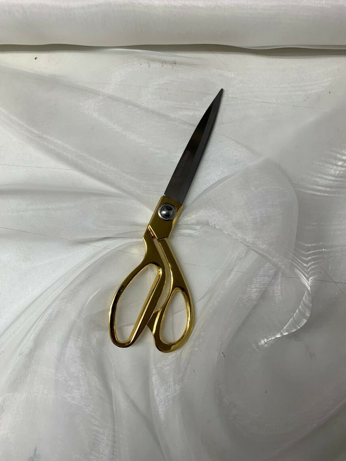 58" Organza durchsichtiger Stoff weiß Hochzeit Tischläufer Schneiderei Stoff