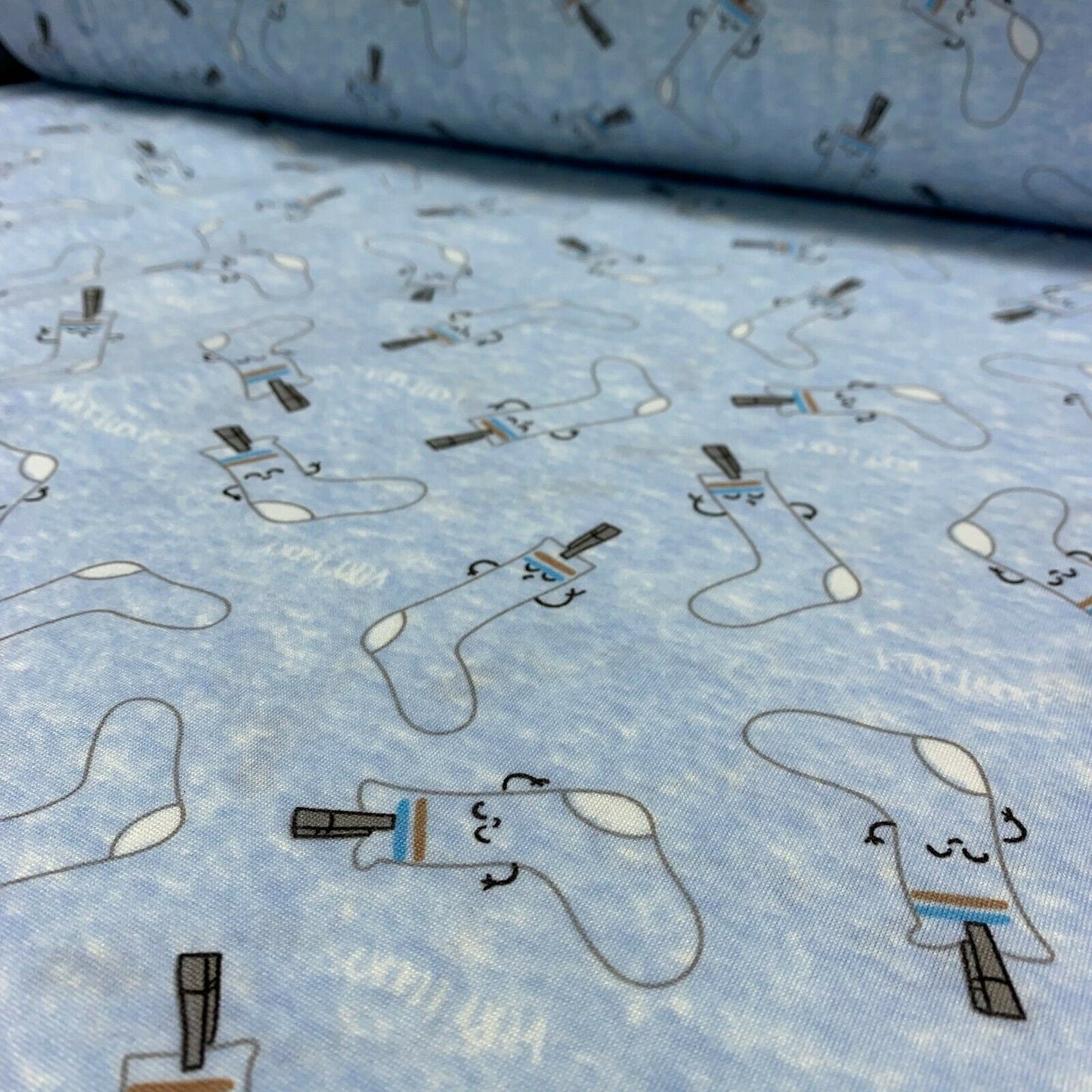 Socks Cotton Jersey Fabric By The Meter 58"