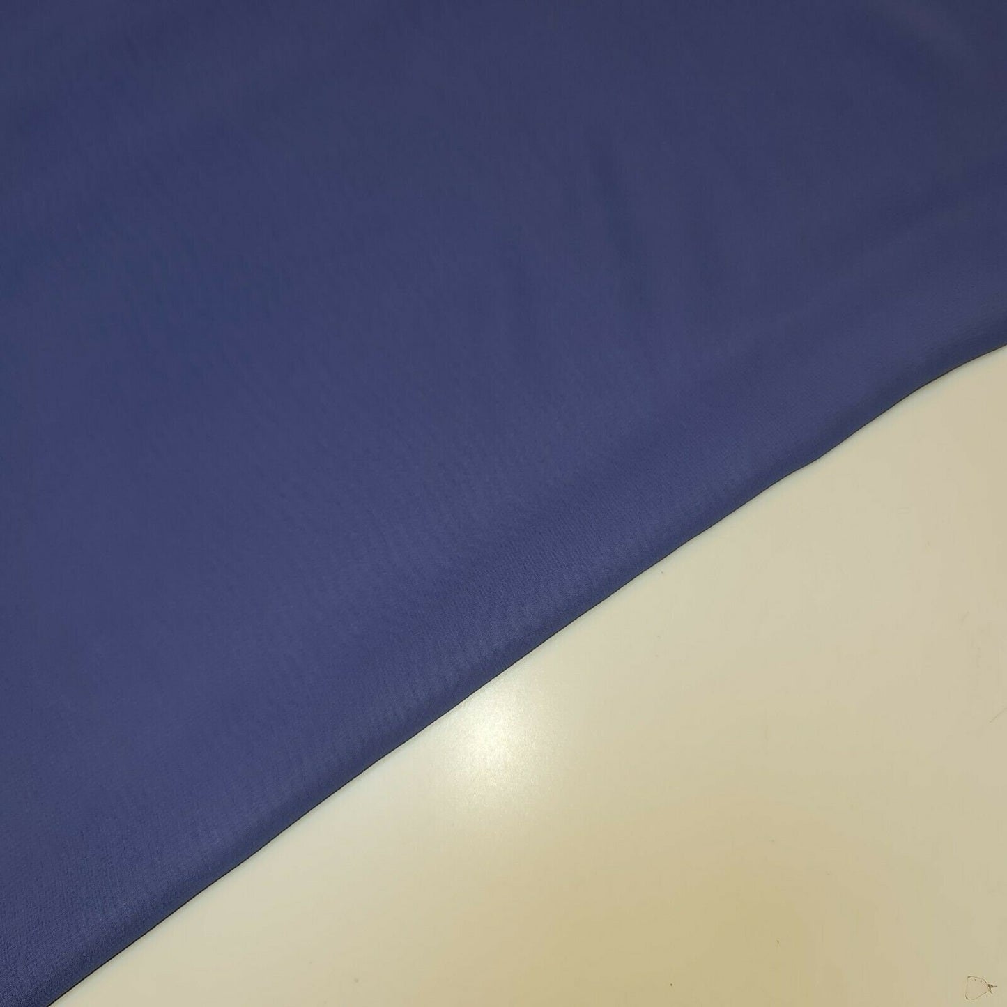 Denim Blue Georgette Chiffon Fabric Dress Craft Costume Material 44" By The Meter