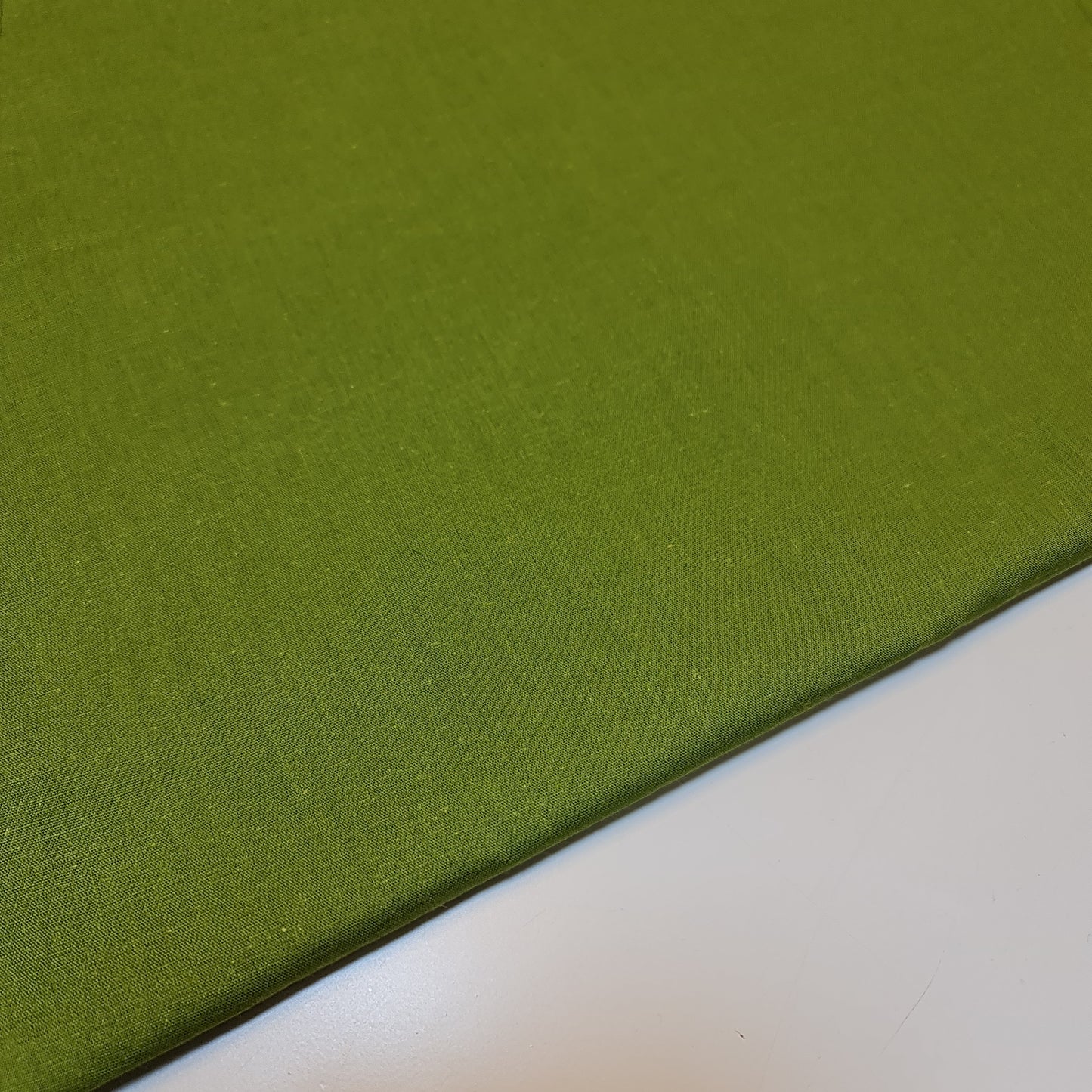 Olive Cambric Cotton Dress Lining Craft Costume Fabric 44" By The Meter