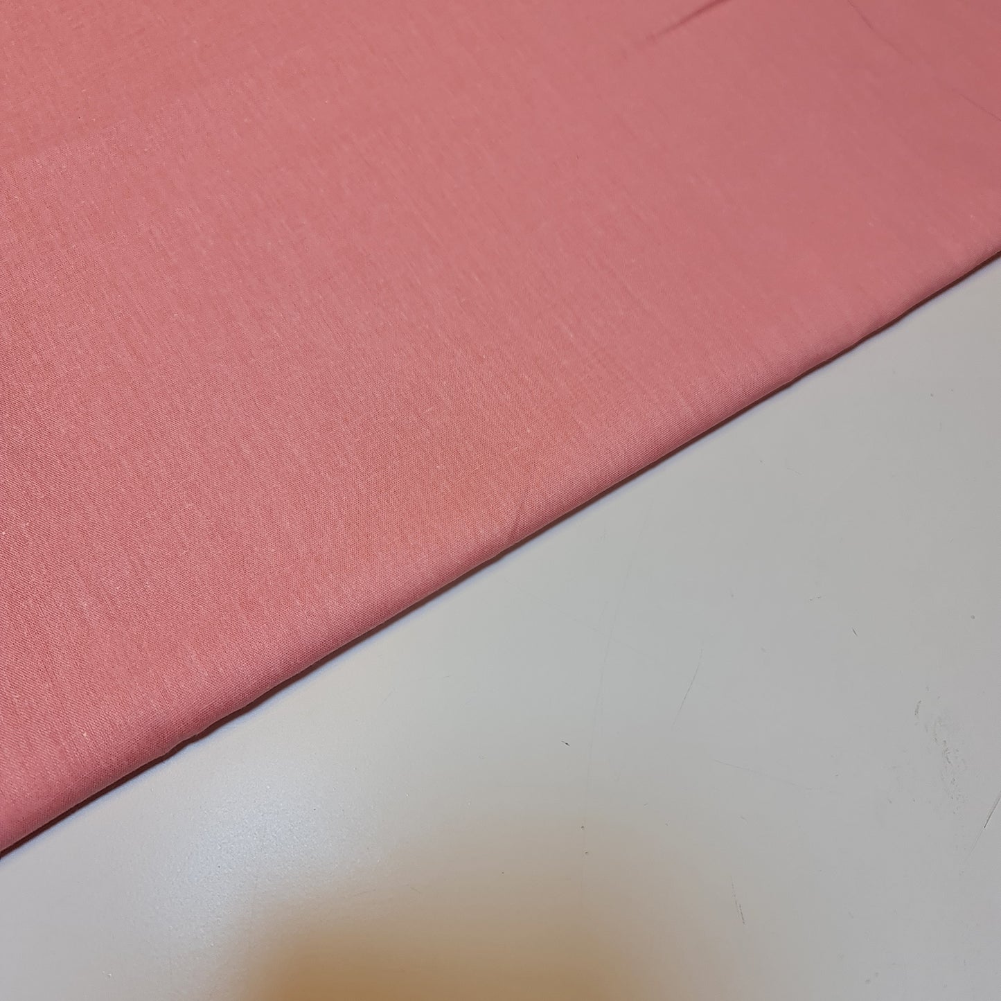 Candy Pink 100% Cambric Cotton Fabric 44" Wide | Lightweight Dressmaking, Craft & Quilting Material by the Metre