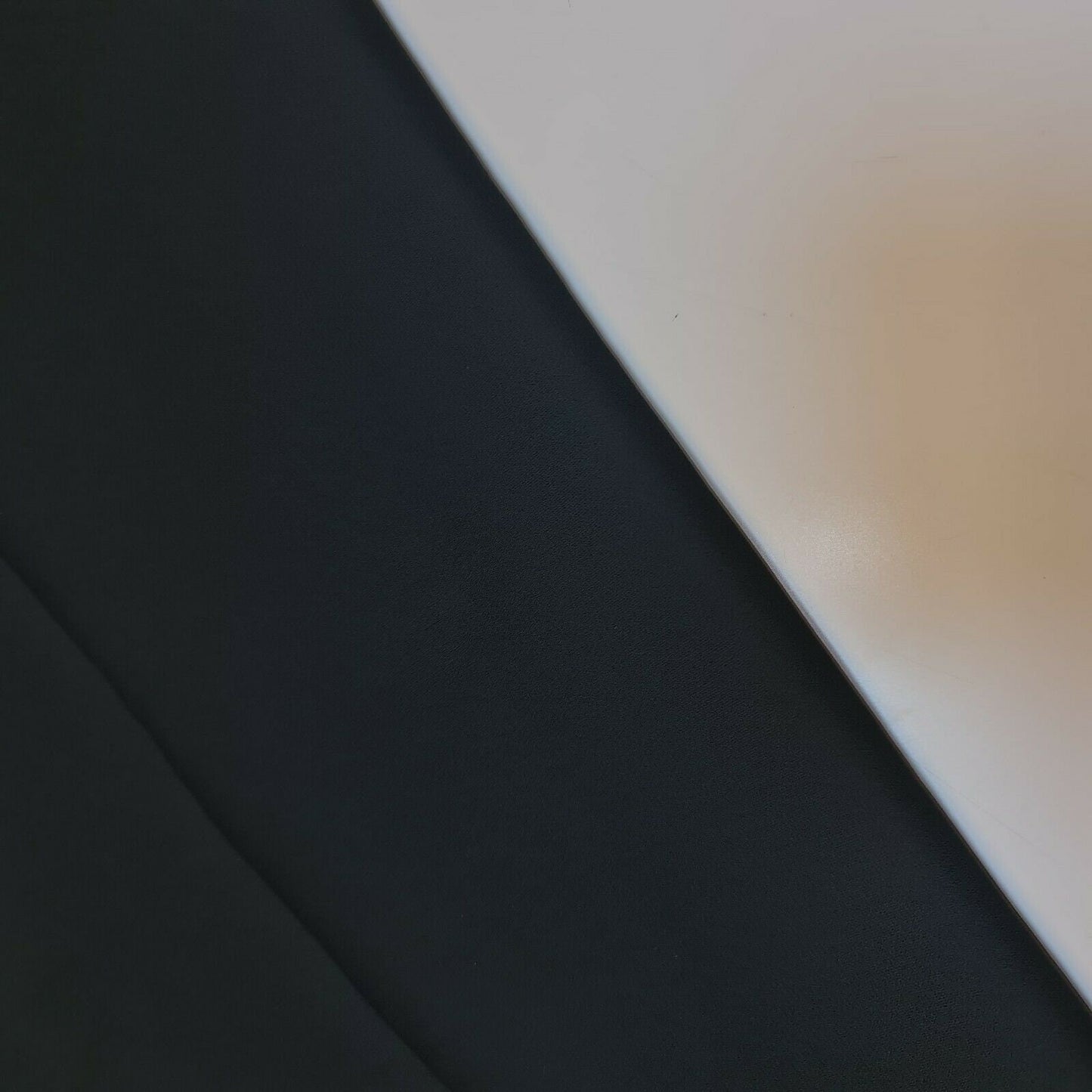 Transparenter Poly-Crêpe-Chiffon-Stoff, halbtransparent, für drapierte Kleider, Bastelmaterial, 111,8 cm (schwarz)