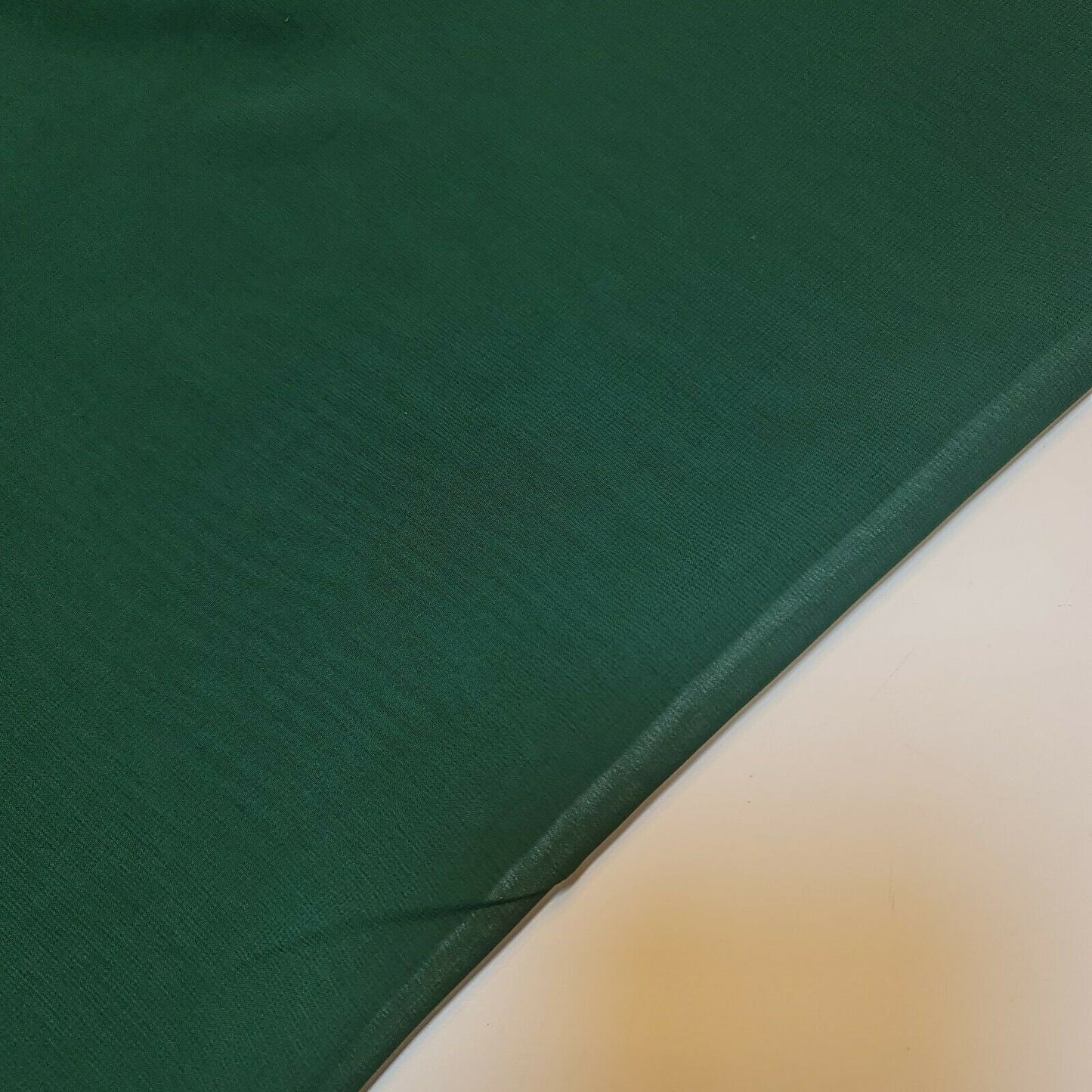 Bottle Green Georgette Chiffon Fabric Dress Craft Costume Material 44" By The Meter