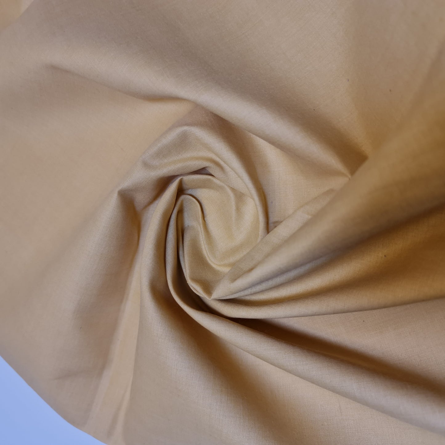 Beige 100% Cotton Voile Rubia Cambric Mercerised Plain Lining Fabric – 44" Wide – Soft Craft Dress Material – Per Metre
