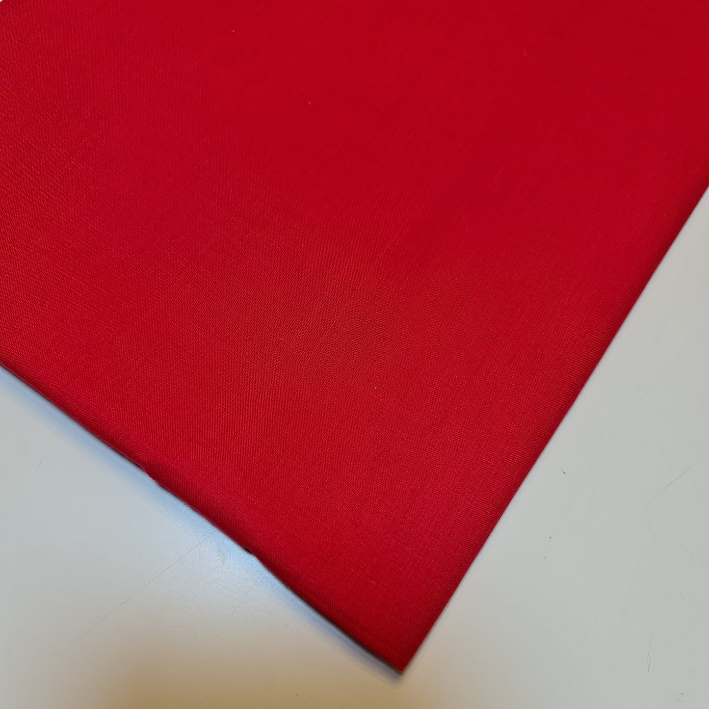 Cerise 100% Cotton Voile Rubia Cambric Mercerised Plain Lining Fabric – 44" Wide – Soft Craft Dress Material – Per Metre
