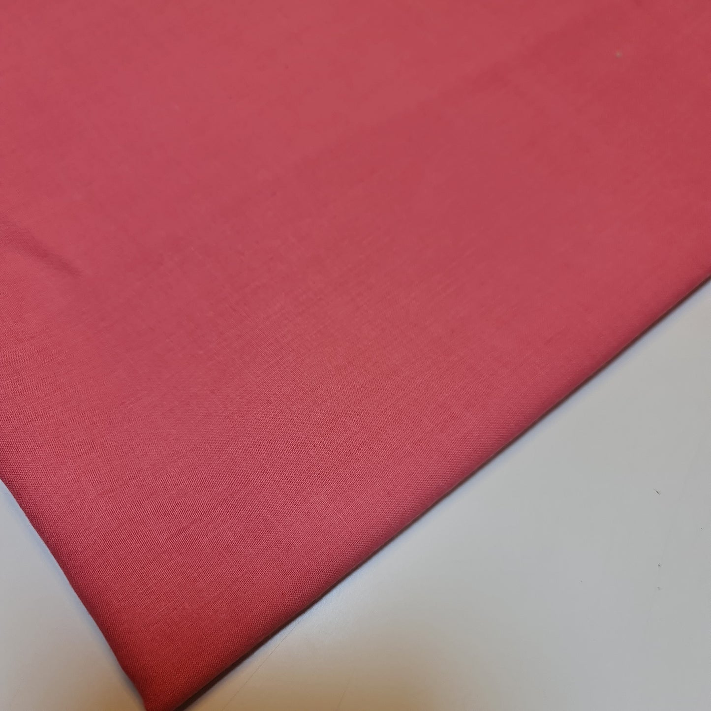 Candy Pink 100% Cotton Voile Rubia Cambric Mercerised Plain Lining Fabric – 44" Wide – Soft Craft Dress Material – Per Metre