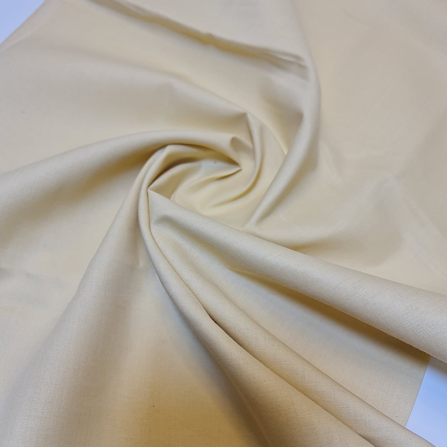 Beige Gold 100% Cotton Voile Rubia Cambric Mercerised Plain Lining Fabric – 44" Wide – Soft Craft Dress Material – Per Metre