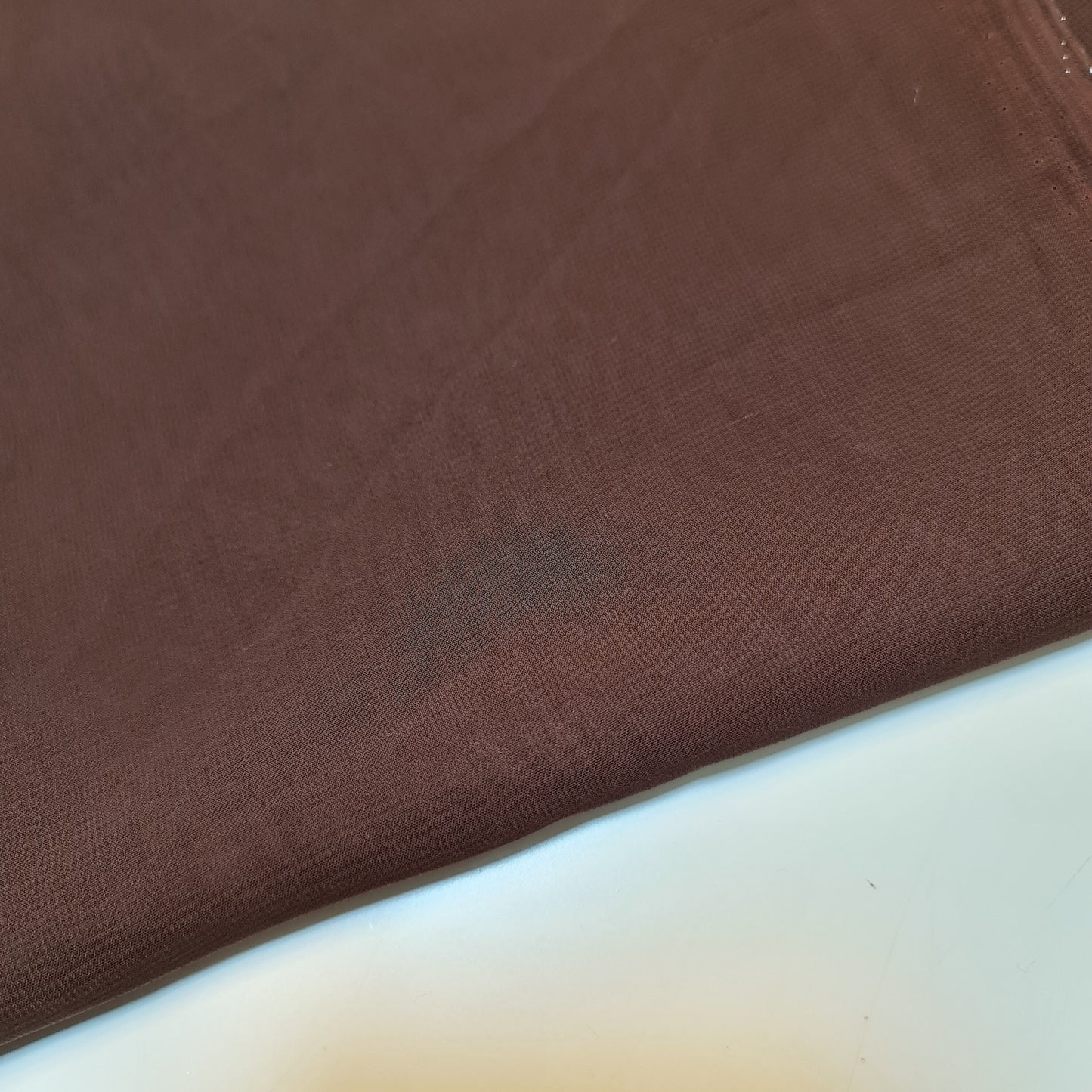Brown Chiffon Sheer Fabric Plain Soft Polyester Wedding Arch Dress Craft Material 44"