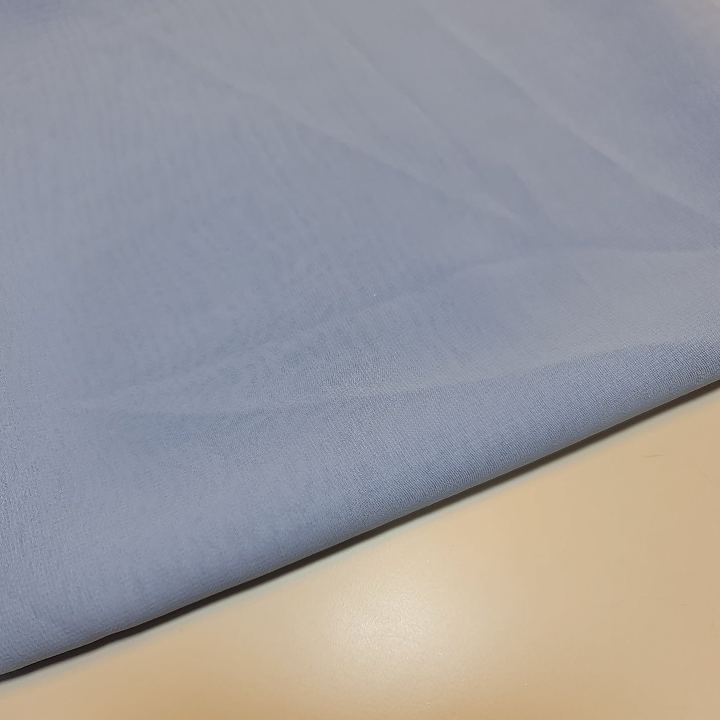 Chiffon-Stoff, durchsichtig, schlicht, weich, Polyester, Bastelmaterial für Hochzeitsbögen und Kleider, 111,8 cm (Himmelblau)