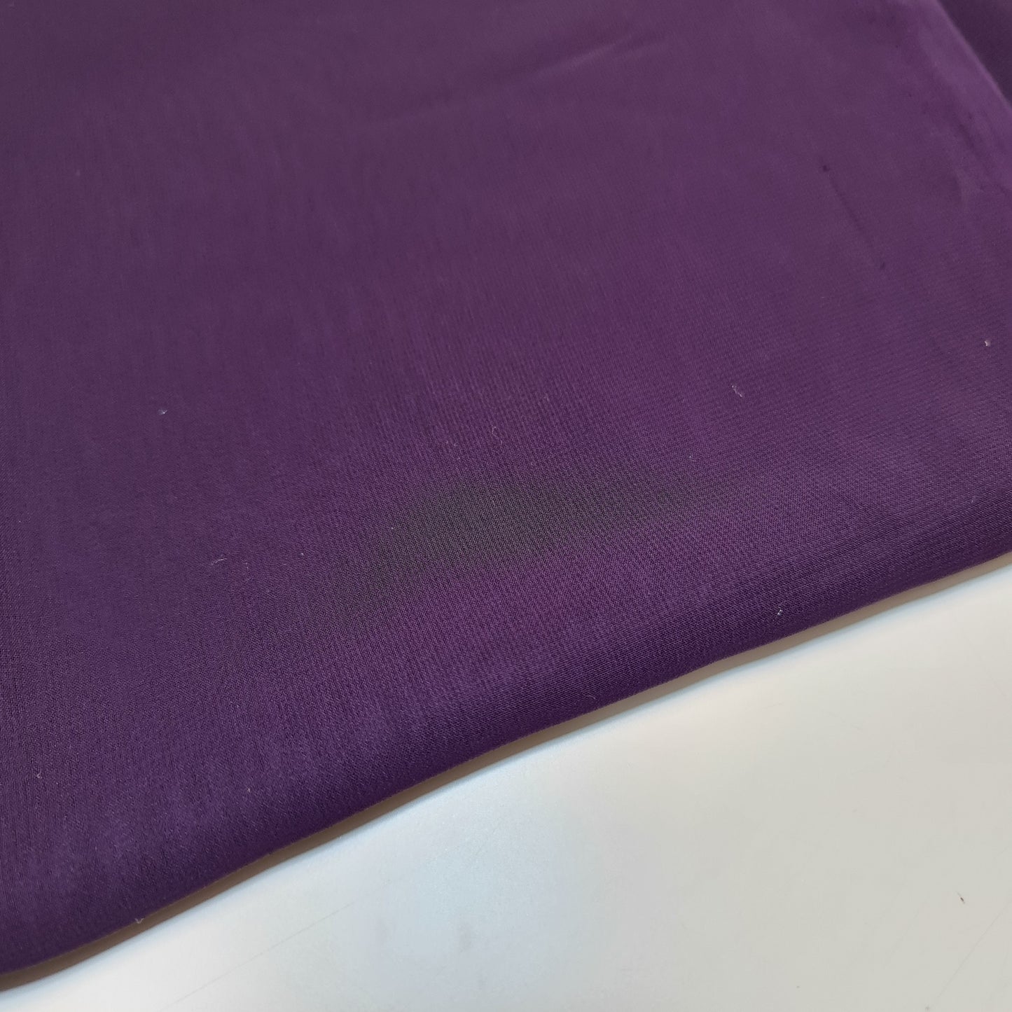 Plum Chiffon Sheer Fabric Plain Soft Polyester Wedding Arch Dress Craft Material 44"