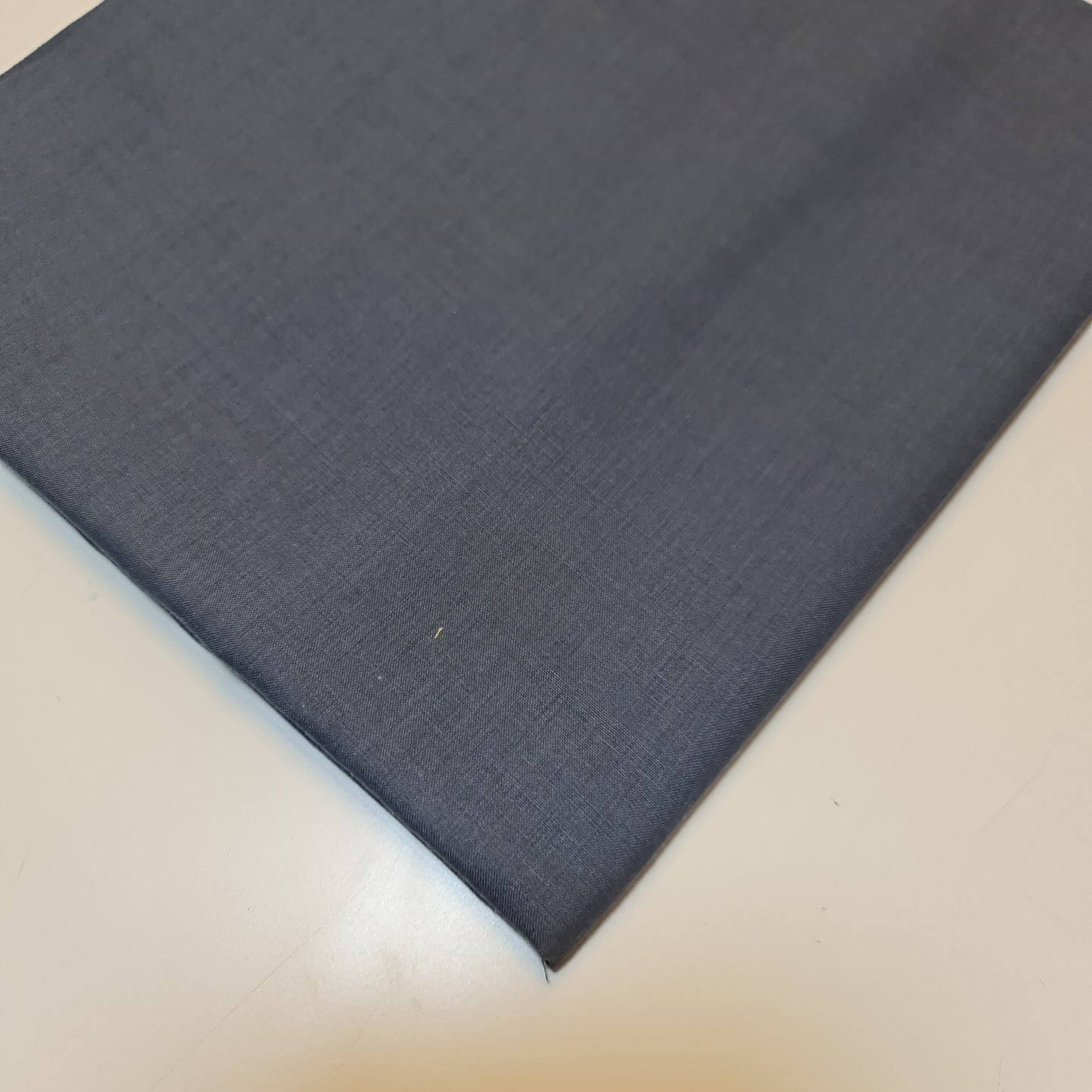 Grey 100% Cotton Voile Rubia Cambric Mercerised Plain Lining Fabric – 44" Wide – Soft Craft Dress Material – Per Metre