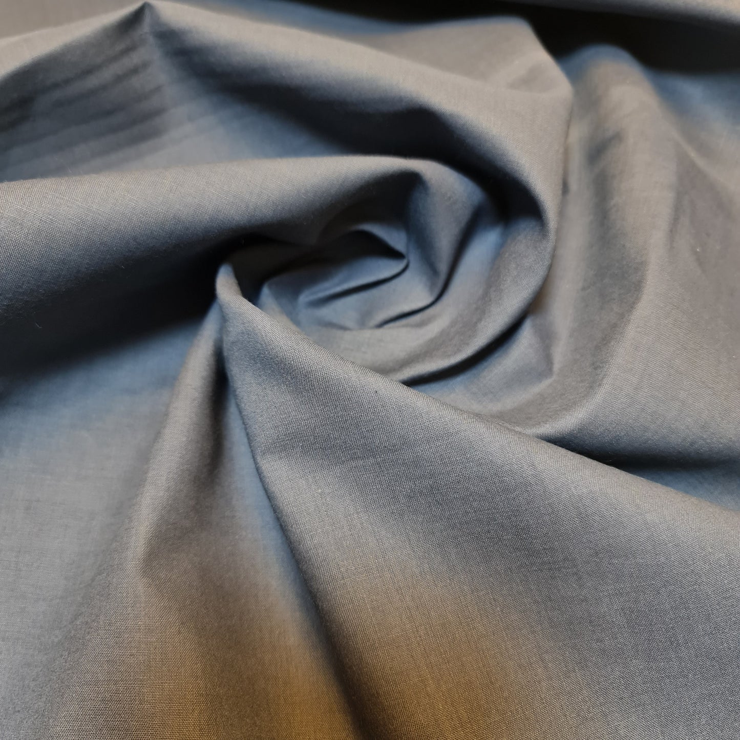 Grey 100% Cotton Voile Rubia Cambric Mercerised Plain Lining Fabric – 44" Wide – Soft Craft Dress Material – Per Metre