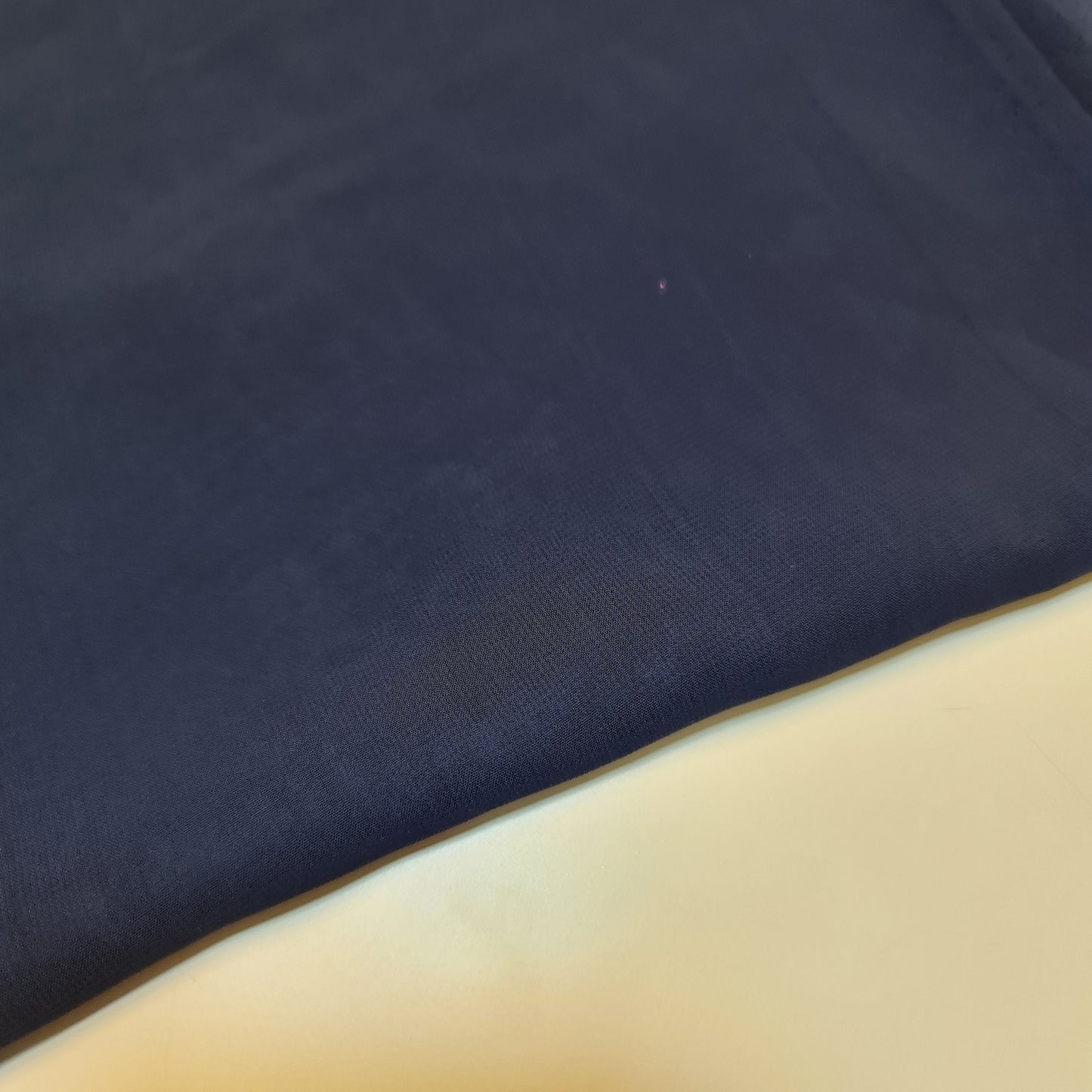 Chiffon-Stoff, durchsichtig, schlicht, weich, Polyester, Bastelmaterial für Hochzeitsbögen, Kleider, 111,8 cm (Marineblau)