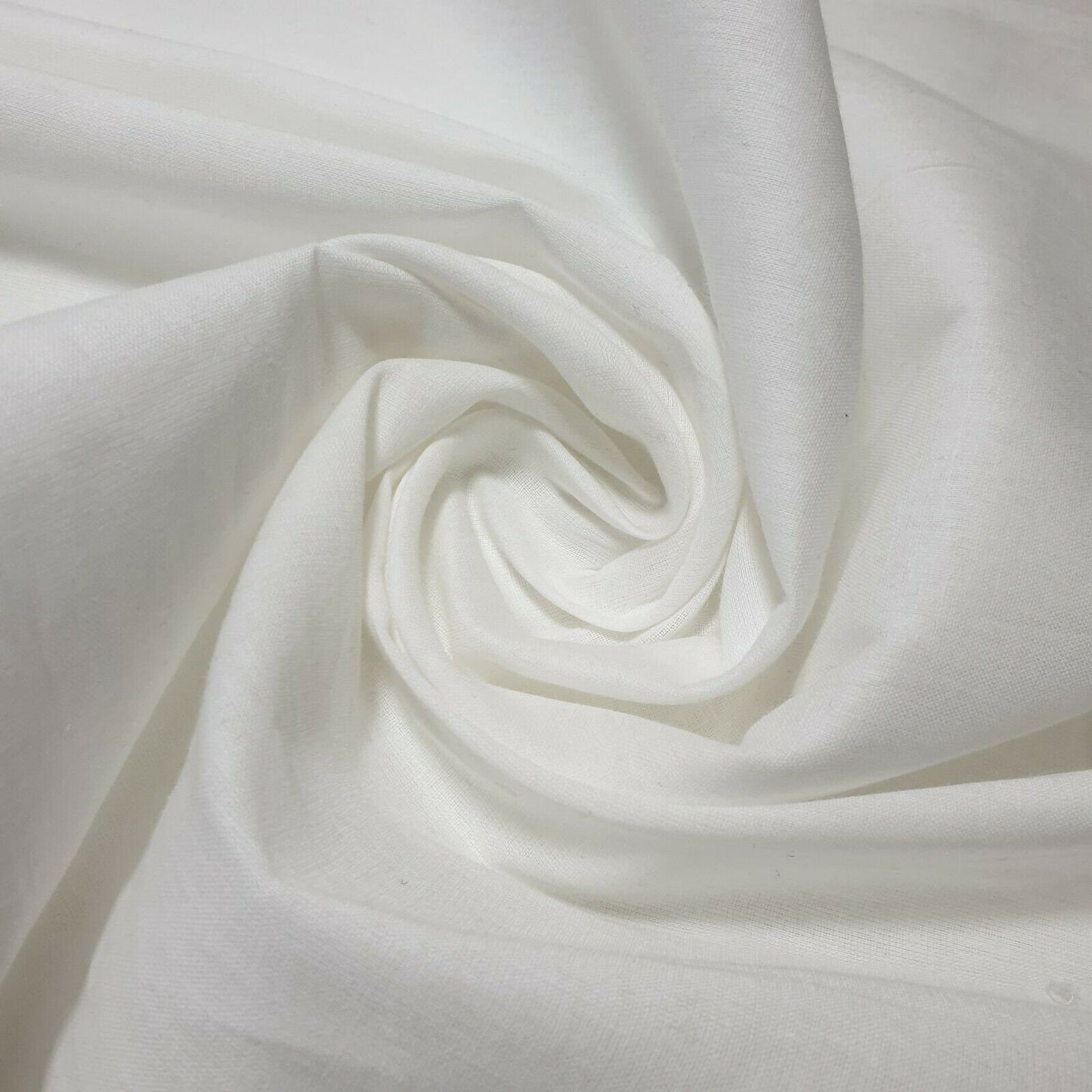 100% Cotton Voile Rubia Cambric Mercerised Plain Lining Fabric – 44" Wide – Soft Craft Dress Material – Per Metre