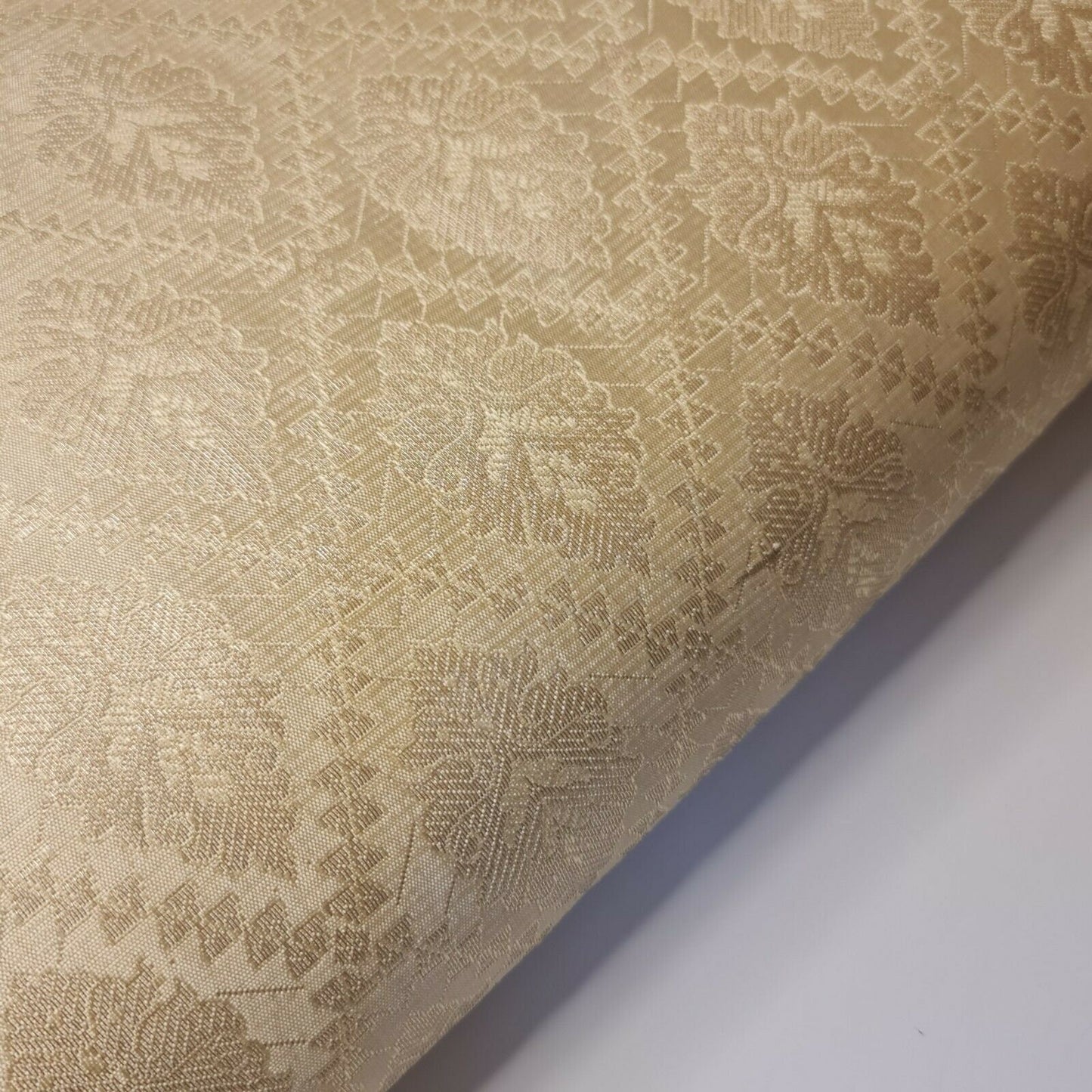 light gold brocade material fabric