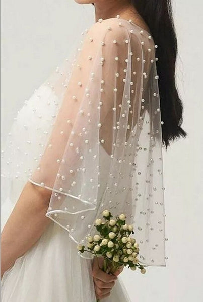 Pearl Beaded Mesh Net