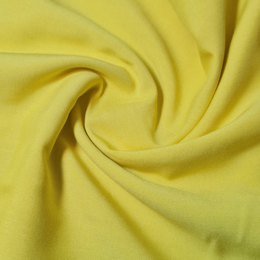 SUNSHINE PLAIN VISCOSE CHALLIS FABRIC SOFT NON STRETCH DRESS CRAFT MATERIAL 58" BY METER