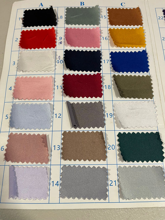 Premium Matte Finish Charmeuse Silk Material Bridal Dress Polyester Fabric 58" By The Meter