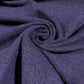 Deep Purple Melange Italian Wool Blend Fabric – Premium Coat, Jacket, Dress & Costume Material – 58" Wide