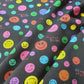 Smiley Faces Icon Print Polyester Material Quilting Dress Decor Costume Fabric 58" By The Meter