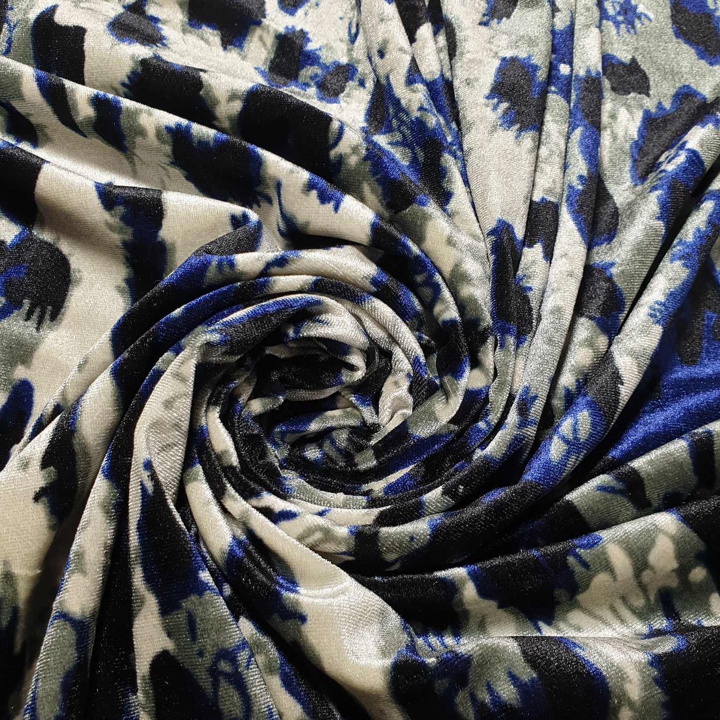 Leopard Animal Print Velour Velvet Fabric 58" Wide – By the Meter, Dress, Upholstery & Craft Material (Copy)