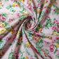 Pink Vintage Floral Rose Polycotton Material Craft Dress Quilting Fabric By the Meter 44"