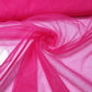 Hot Pink Premium Soft Plain Sheer Tulle Net Fabric Tutu Fairy Veil Bridal 58" By The Meter