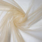 Beige Premium Soft Plain Sheer Tulle Net Fabric Tutu Fairy Veil Bridal 58" By The Meter