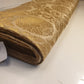 Ornamentaler Paisley Gold Metallic Druck Indischer Banarasi Brokat Stoff Meterware
