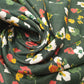 Green Floral 100% Cotton Lawn Fabric Craft Quilting Patchwork Material Meter 44"