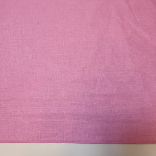 Candy Pink Plain 100% Cotton Fabric for Craft Dressmaking Lining Quilting Material By The Meter