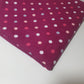 Hot Pink Polka 100% Cotton Flannel Winceyette Brush Fabric Dress Craft Quilting Material 44" By The Meter