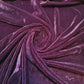 Plum Luxury Micro 9000 Three Crown Triple Velvet Material Dress Craft 44” Fabric By The Meter