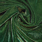 Bottle Green Luxury Micro 9000 Three Crown Triple Velvet Material Dress Craft 44” Fabric By The Meter